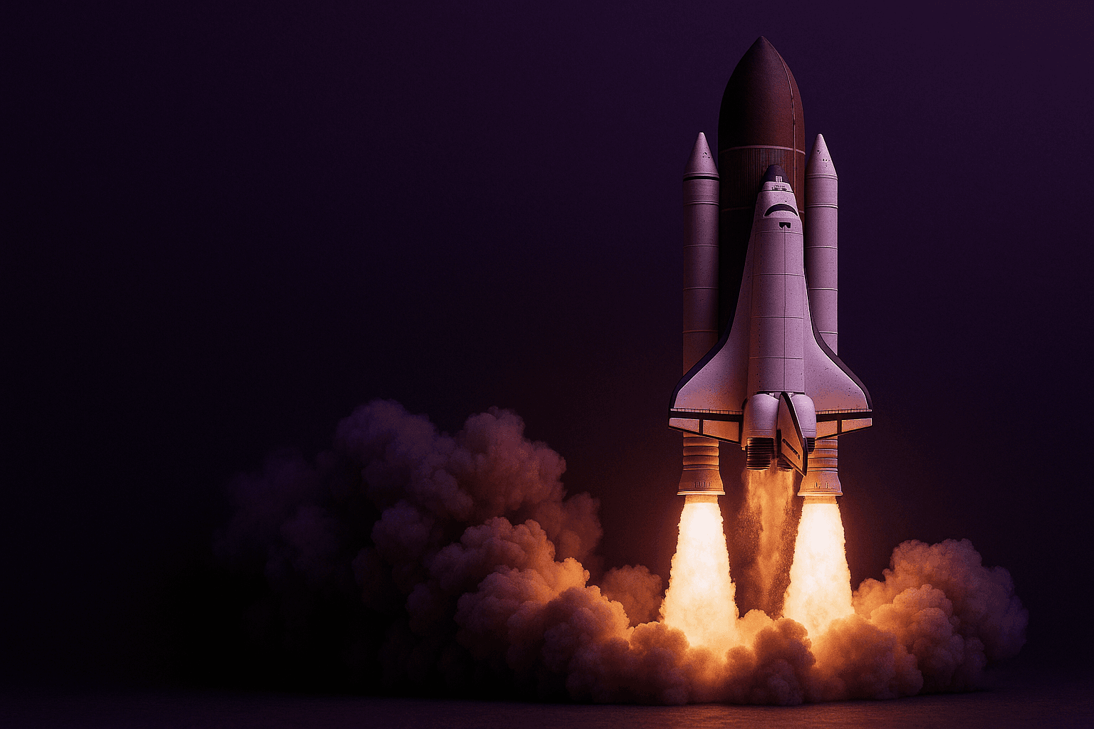 Rocket symbolizing acceleration through a well-structured digital roadmap